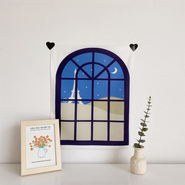 tapestries cartoon hanging cloth wall decor scenery background starry sky beach outside the window room bedroom decoration 40*50cm
tapestries cartoon hanging cloth wall decor scenery background starry sky beach outside the window room bedroom decoration 40*50cm
