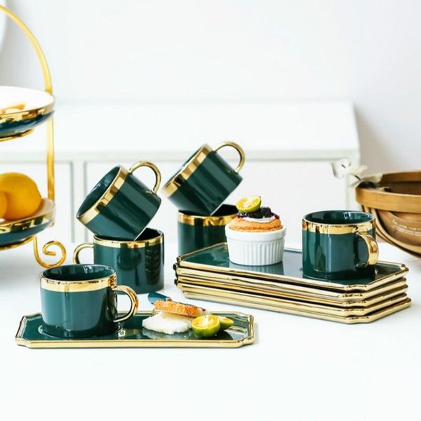 cups & saucers nordic coffee cup set green creative with spoon and dish afternoon tea black handle mug household
cups & saucers nordic coffee cup set green creative with spoon and dish afternoon tea black handle mug household