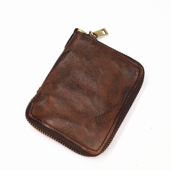 vintage handmade genuine leather zipper wallets men's business wallet card holder man coin purse money bag men short mini, Red;black
vintage handmade genuine leather zipper wallets men's business wallet card holder man coin purse money bag men short mini, Red;black