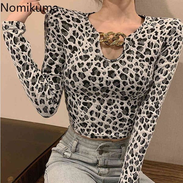 nomikuma korean leopard short women t shirts chain v-neck puff long sleeve tee slim crop shirt new 6e474 210427, White
nomikuma korean leopard short women t shirts chain v-neck puff long sleeve tee slim crop shirt new 6e474 210427, White