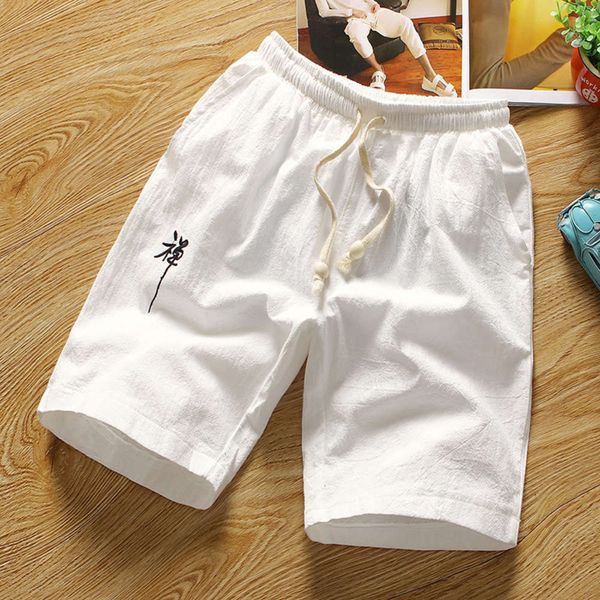 men's pants summer shorts loose beach cotton hemp chinese style embroidery large size capris tftl, Black
men's pants summer shorts loose beach cotton hemp chinese style embroidery large size capris tftl, Black