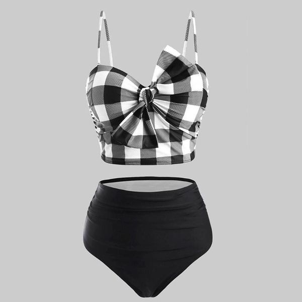 women's swimwear women push-up padded bikin set 2021 white black plaid bowknot push up tankini high waist bathing suit drop #t2
women's swimwear women push-up padded bikin set 2021 white black plaid bowknot push up tankini high waist bathing suit drop #t2