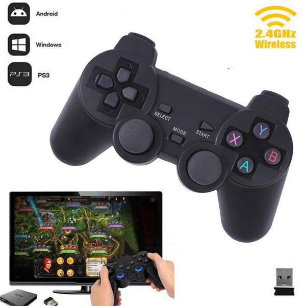game controllers & joysticks 2.4g wireless gamepad for ps3 joystick joypad controller with bracket android phone/pc/tv box
game controllers & joysticks 2.4g wireless gamepad for ps3 joystick joypad controller with bracket android phone/pc/tv box