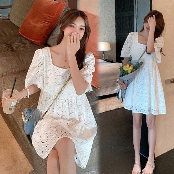 2168# maternity dress summer short sleeves white color loose stylish pregnant women mom dresses
2168# maternity dress summer short sleeves white color loose stylish pregnant women mom dresses