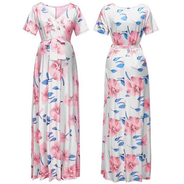 ladies long skirt retro floral dress rose printed v-neck bohemian robe fashion trendy dress for pregnant women pw32 y0924, White
ladies long skirt retro floral dress rose printed v-neck bohemian robe fashion trendy dress for pregnant women pw32 y0924, White