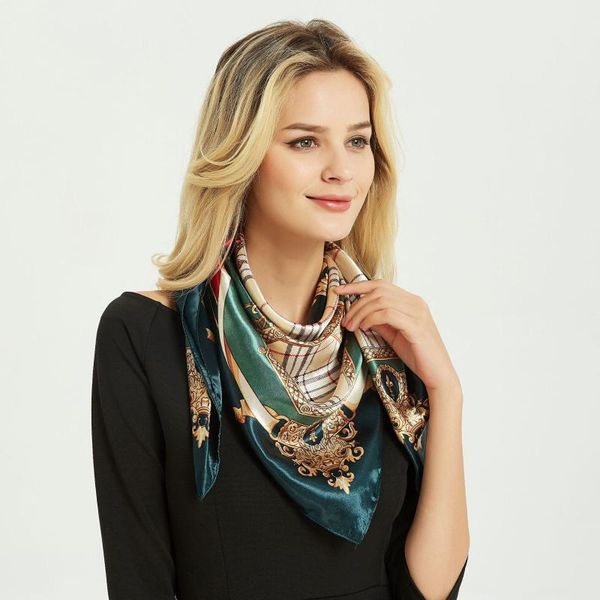 scarves 2021 luxury ladies scarf silk satin printed big square b grid fringed headscarf gift shawl 90cm*90cm, Blue;gray
scarves 2021 luxury ladies scarf silk satin printed big square b grid fringed headscarf gift shawl 90cm*90cm, Blue;gray
