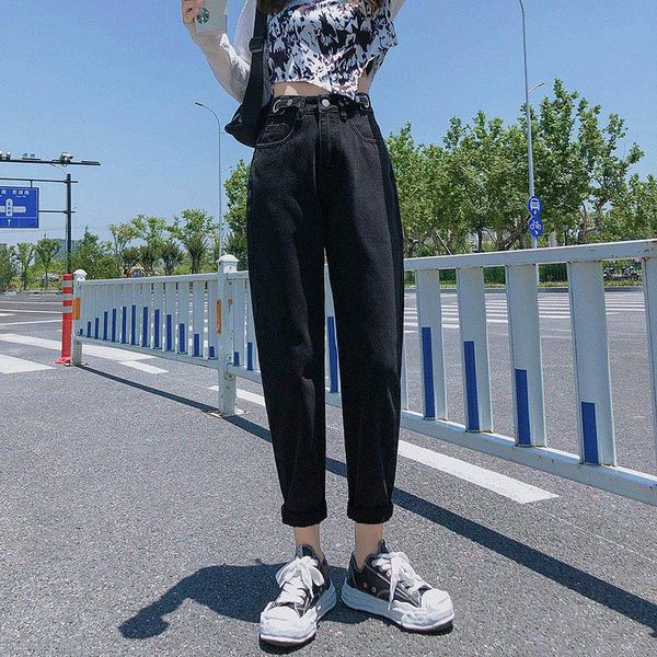 women's jeans guuzyuviz autumn harem woman high waist loose casual denim pantalones vaqueros mujer vintage korean, Blue
women's jeans guuzyuviz autumn harem woman high waist loose casual denim pantalones vaqueros mujer vintage korean, Blue