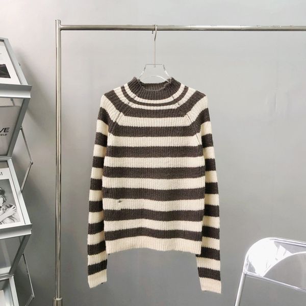 21ss autumn new korean striped embroidery half high neck pullover sweater feminine commuter long sleeve sweater fashion, White;black
21ss autumn new korean striped embroidery half high neck pullover sweater feminine commuter long sleeve sweater fashion, White;black