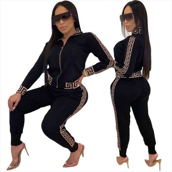y2k tracksuit women elegant two -pieces suit sets female stylish plus size greek fret print coat amp pant sets jogging, Gray
y2k tracksuit women elegant two -pieces suit sets female stylish plus size greek fret print coat amp pant sets jogging, Gray