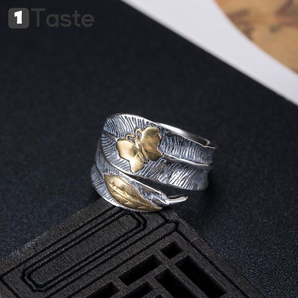 cluster rings one taste s925 silver feather butterfly ring for thai vintage trendy resizable fine jewelry lover party gift, Golden;silver
cluster rings one taste s925 silver feather butterfly ring for thai vintage trendy resizable fine jewelry lover party gift, Golden;silver