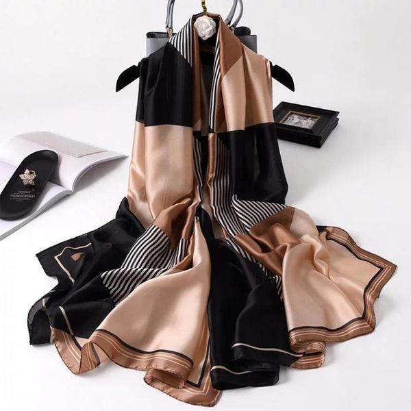 scarves 2021 women silk shawls lady summer scarf female ladies bandanna wraps soft pashimina, Blue;gray
scarves 2021 women silk shawls lady summer scarf female ladies bandanna wraps soft pashimina, Blue;gray