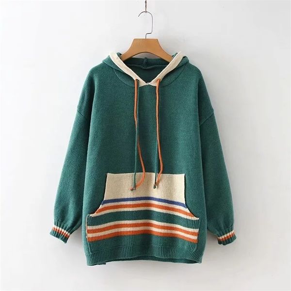 autumn and winter women knit pullovers long sleeve hooded sweater oversized chic knitwear pull femme hiver christmas 210430, Black;gray
autumn and winter women knit pullovers long sleeve hooded sweater oversized chic knitwear pull femme hiver christmas 210430, Black;gray
