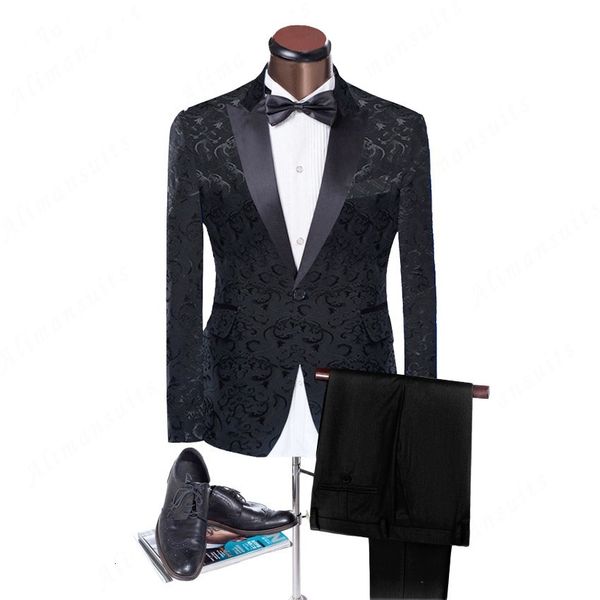 men's suits & blazers men black/red/white pattern coat with black pants groom tuxedos shawl/peak satin lapel groomsmen wedding man rjhy, White;black
men's suits & blazers men black/red/white pattern coat with black pants groom tuxedos shawl/peak satin lapel groomsmen wedding man rjhy, White;black