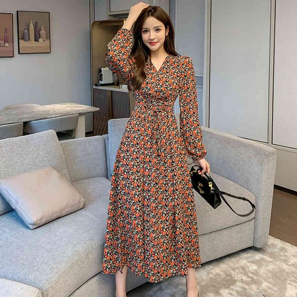 casual dresses 2021 new vintage floral chiffon dress spring autumn v-neck slim elastic waist mid-length pleated rn8x, Black;gray
casual dresses 2021 new vintage floral chiffon dress spring autumn v-neck slim elastic waist mid-length pleated rn8x, Black;gray
