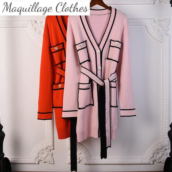 women's knits & tees 2021 spring autumn fashion wool belt knitted overcoat elegant v-neck cashmere cardigans c731, White
women's knits & tees 2021 spring autumn fashion wool belt knitted overcoat elegant v-neck cashmere cardigans c731, White