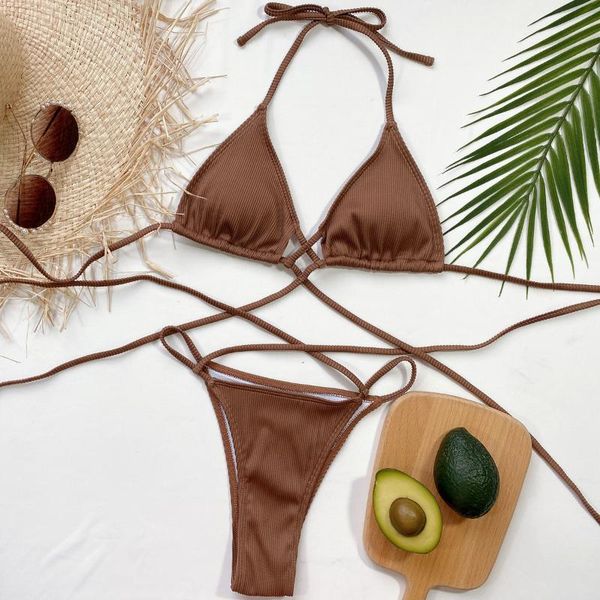women's swimwear 2021 summer pure color trend fashion ladies split swimsuit bikini beach wear bandage women, White;black
women's swimwear 2021 summer pure color trend fashion ladies split swimsuit bikini beach wear bandage women, White;black
