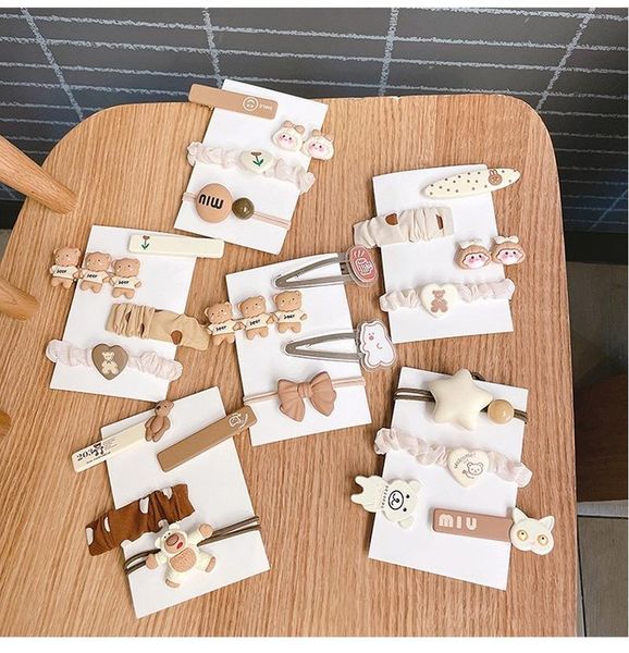 hair accessories 4 pcs/set korean cute cartoon bear letter m hairpin sweet girl temperament simple 3d duckbill clip women's, Slivery;white
hair accessories 4 pcs/set korean cute cartoon bear letter m hairpin sweet girl temperament simple 3d duckbill clip women's, Slivery;white