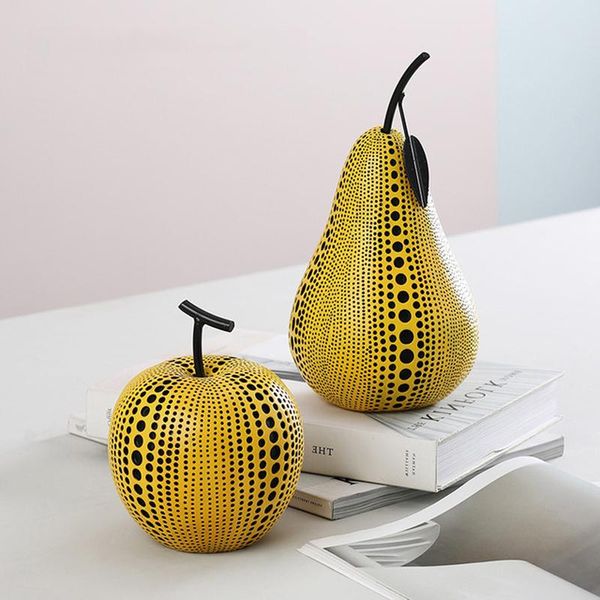 decorative objects & figurines japanese yayoi kusama wave point apple pear pumpk resin craftwork deskdecoration simulation fruits orname
decorative objects & figurines japanese yayoi kusama wave point apple pear pumpk resin craftwork deskdecoration simulation fruits orname