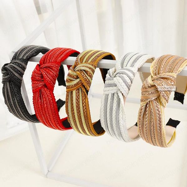 2021 fashion women knitting headband bohemia hairband center knot turban headwear hair accessories, Silver
2021 fashion women knitting headband bohemia hairband center knot turban headwear hair accessories, Silver