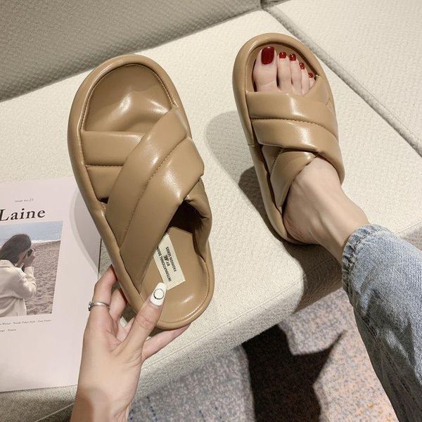 slippers shoes women summer slides platform fashion low luxury soft casual hoof heels rome rubber basic fabric pu leisure, Black
slippers shoes women summer slides platform fashion low luxury soft casual hoof heels rome rubber basic fabric pu leisure, Black