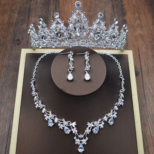 jewelry sets design moda cristal noiva 3 pcs clipe colar brincos tiaras coroas nupciais do casamento conjunto joias acessorios, Black
jewelry sets design moda cristal noiva 3 pcs clipe colar brincos tiaras coroas nupciais do casamento conjunto joias acessorios, Black