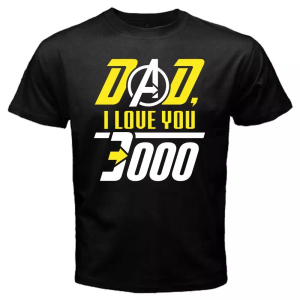 superhero dad i love you 3000 times fathers day gift logo men's black t-shirt, White;black
superhero dad i love you 3000 times fathers day gift logo men's black t-shirt, White;black