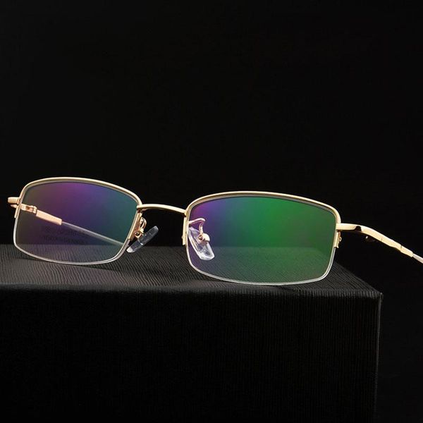 fashion sunglasses frames half rim titanium frame glasses for male and female casual arrival style memory alloy myopia eyewears, Black
fashion sunglasses frames half rim titanium frame glasses for male and female casual arrival style memory alloy myopia eyewears, Black