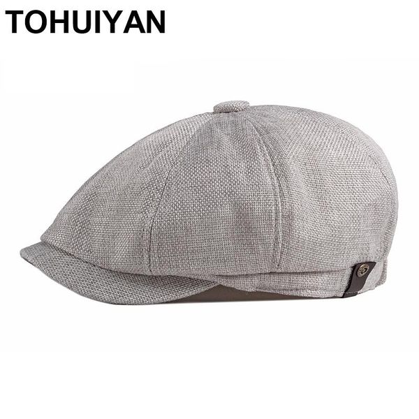 berets classic linen hats for men summer breathable sboy caps boina hombre gatsby hat casual women gorras para mujer flat cap, Blue;gray
berets classic linen hats for men summer breathable sboy caps boina hombre gatsby hat casual women gorras para mujer flat cap, Blue;gray