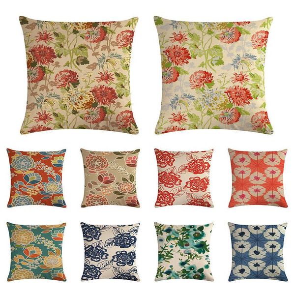 cushion/decorative pillow farm flower cushion cover color linen car chair sofa decoration household 45x45cm
cushion/decorative pillow farm flower cushion cover color linen car chair sofa decoration household 45x45cm