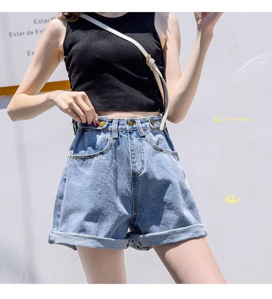 ladies casual jean shorts black blue loose high waist denim women girls summer preppy wide leg cool trendy women's, White;black
ladies casual jean shorts black blue loose high waist denim women girls summer preppy wide leg cool trendy women's, White;black