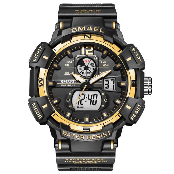 wristwatches chronograph calendar alarm clock glow-in-the-dark man watch outdoor mountaineering teenager electronic, Slivery;brown
wristwatches chronograph calendar alarm clock glow-in-the-dark man watch outdoor mountaineering teenager electronic, Slivery;brown