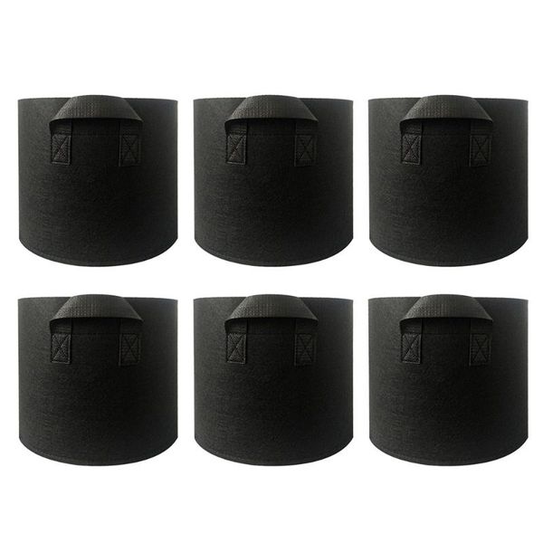planters & pots 6pcs plant bags 5 gallon black non-woven fabric with handle garden grow pot
planters & pots 6pcs plant bags 5 gallon black non-woven fabric with handle garden grow pot