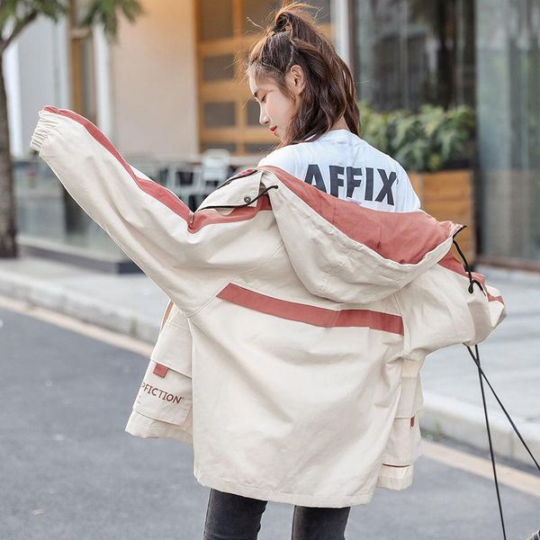 women's jackets tsxt spring and autumn korean version of female students long sleeves with cap collar loose comfortable baseball coat, Black;brown
women's jackets tsxt spring and autumn korean version of female students long sleeves with cap collar loose comfortable baseball coat, Black;brown