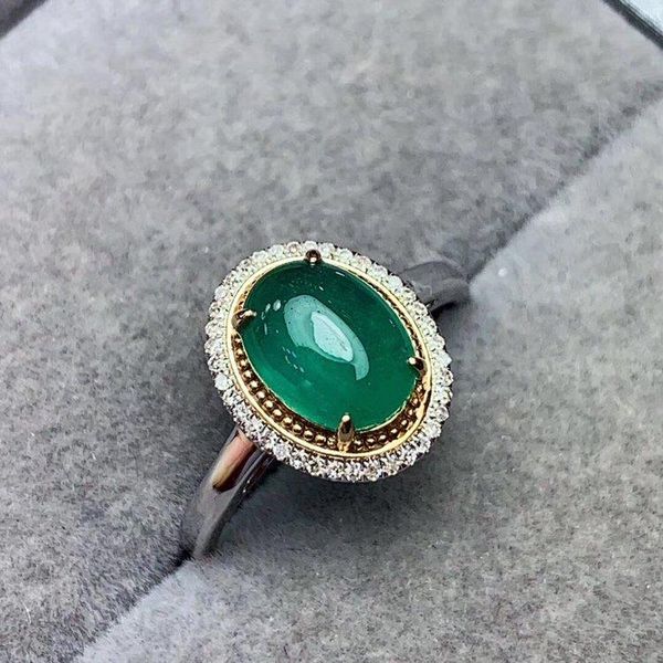 emerald ring 2.0ct pure 18 k gold jewelry nature gemstone diamond female rings for women fine cluster, Golden;silver
emerald ring 2.0ct pure 18 k gold jewelry nature gemstone diamond female rings for women fine cluster, Golden;silver