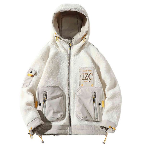 men's jackets winter fleece keep warm fashion high street thicken windproof patchwork male outwear overcoat yl4p, Black;brown
men's jackets winter fleece keep warm fashion high street thicken windproof patchwork male outwear overcoat yl4p, Black;brown