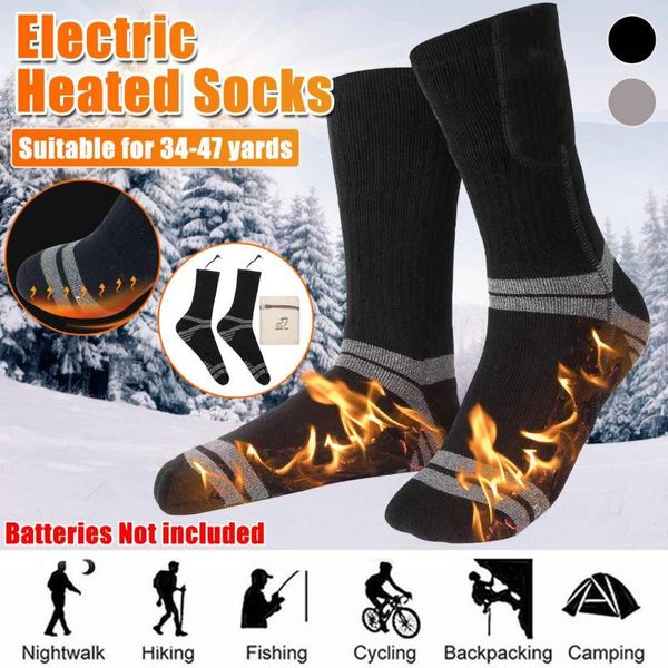 sports socks winter thermal heated cotton thicken super soft unique comfort keep foot warm electric for 34-47 yards, Black
sports socks winter thermal heated cotton thicken super soft unique comfort keep foot warm electric for 34-47 yards, Black