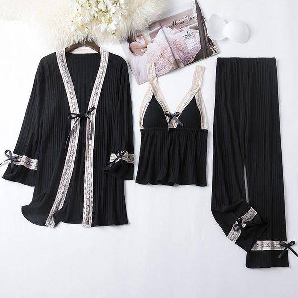 novelty cotton 3pcs wedding robe set female intimate lingerie black nightwear sleepwear spring autumn home clothing women's, Black;red
novelty cotton 3pcs wedding robe set female intimate lingerie black nightwear sleepwear spring autumn home clothing women's, Black;red