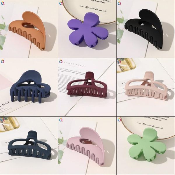 hollow out plastic hair clamps girls frosting wash updo jaw clips morandi colorful simplicity versatile hairs holder starfish heart, Slivery;golden
hollow out plastic hair clamps girls frosting wash updo jaw clips morandi colorful simplicity versatile hairs holder starfish heart, Slivery;golden