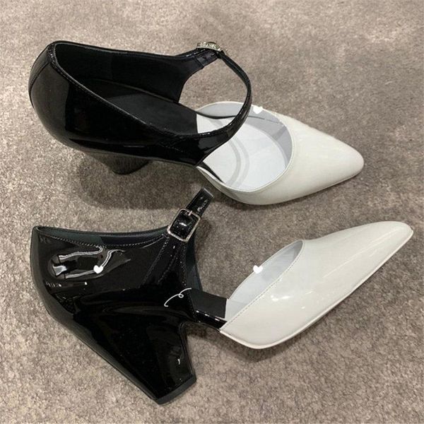 summer sandals woman pointed toe buckle strap srange style high heels mary janes shoes women sandalias mujer, Black
summer sandals woman pointed toe buckle strap srange style high heels mary janes shoes women sandalias mujer, Black