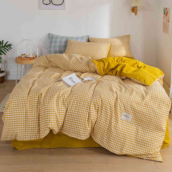 muji skin friendly matte spring and summer four piece set of fine plaid quilt cover japanese style washed cotton sheet bedding
muji skin friendly matte spring and summer four piece set of fine plaid quilt cover japanese style washed cotton sheet bedding