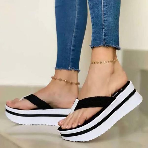 women flip flops summer flat platform shoes woman outside slippers fashion black grey footwear d075
women flip flops summer flat platform shoes woman outside slippers fashion black grey footwear d075