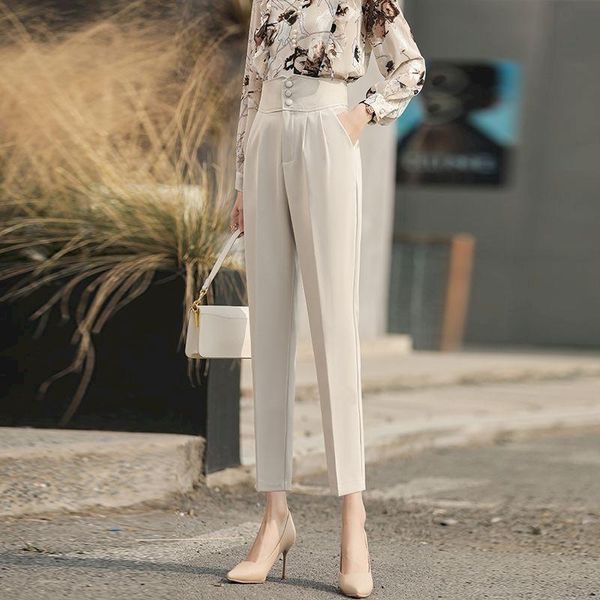 women's pants & capris summer women harem drape high waist suit trousers spring autumn ankle-length loose straight, Black;white
women's pants & capris summer women harem drape high waist suit trousers spring autumn ankle-length loose straight, Black;white