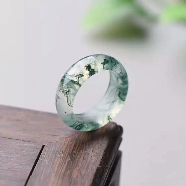 koraba natural water grass moss agate chalcedony lovers men women rings natural stone real jade jewelry, Slivery;golden
koraba natural water grass moss agate chalcedony lovers men women rings natural stone real jade jewelry, Slivery;golden