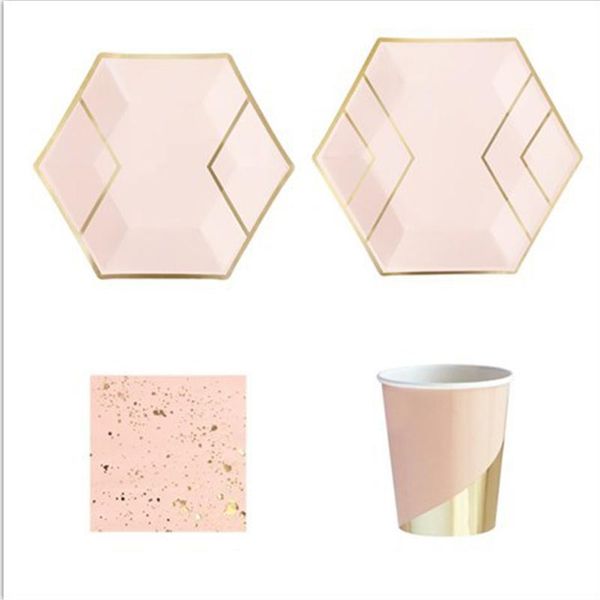 disposable dinnerware party pack marble effect gold foil hexagon plates cups napkins for birthdays showers weddings celebrations
disposable dinnerware party pack marble effect gold foil hexagon plates cups napkins for birthdays showers weddings celebrations