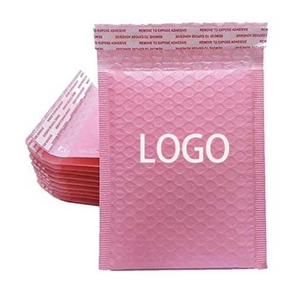packing bags 50 pcs bulk custom logo printed biodegradable bag light pink bubble mailer courier packaging padded envelope
packing bags 50 pcs bulk custom logo printed biodegradable bag light pink bubble mailer courier packaging padded envelope