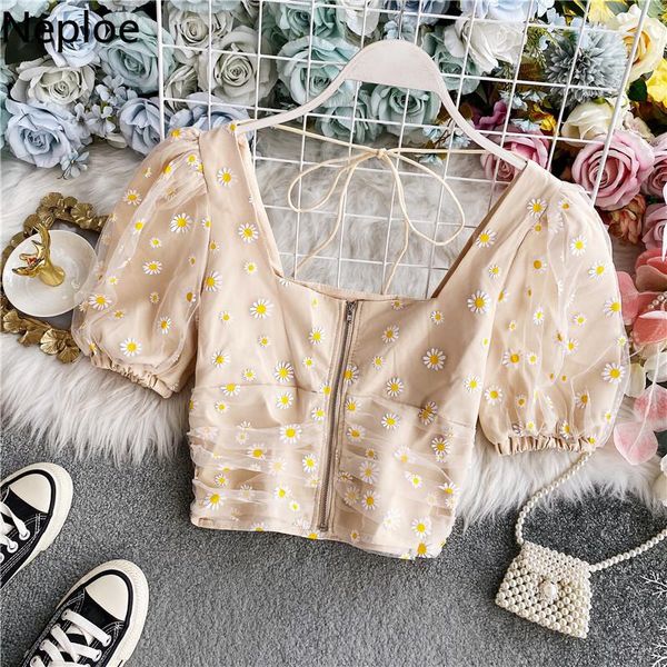 women's blouses & shirts neploe floral print blouse women square collar short sleeve ladies blusa summer 2021 fashion casual femme, White
women's blouses & shirts neploe floral print blouse women square collar short sleeve ladies blusa summer 2021 fashion casual femme, White