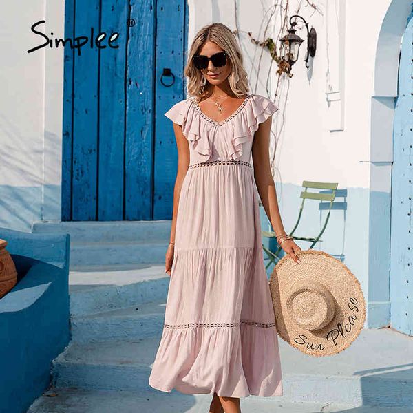 solid v-neck women summer stitching ruffled a-line beach dress elegant high waist short sleeve vestidos 210414, Black;gray
solid v-neck women summer stitching ruffled a-line beach dress elegant high waist short sleeve vestidos 210414, Black;gray