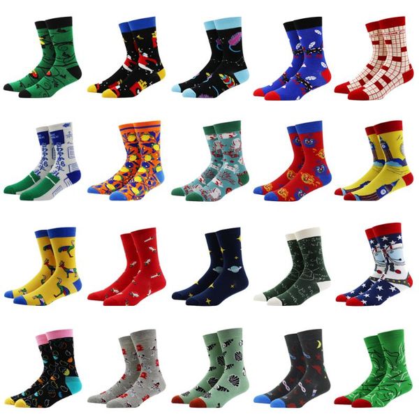 men's socks 5 pairs party carnival combed cotton funny pattern long tube happy men novelty skateboard crew casual crazy, Black
men's socks 5 pairs party carnival combed cotton funny pattern long tube happy men novelty skateboard crew casual crazy, Black
