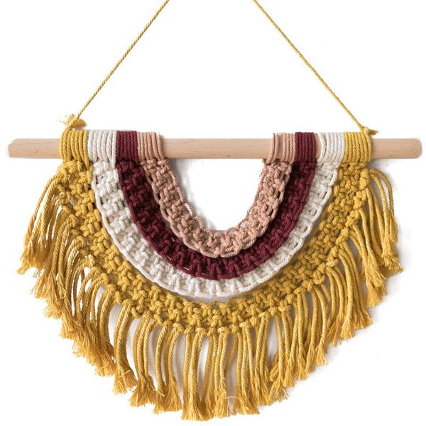 tapestries macrame wall hanging bohemian flag handmade weaving creative pendant b&b children's clothing women's cake shop tapestry
tapestries macrame wall hanging bohemian flag handmade weaving creative pendant b&b children's clothing women's cake shop tapestry