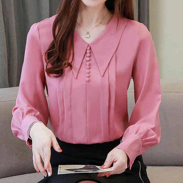 moda mulheres women blouse chiffon camisa de manga long sleeve branca camisas blusa shirt 713b 210420, White
moda mulheres women blouse chiffon camisa de manga long sleeve branca camisas blusa shirt 713b 210420, White